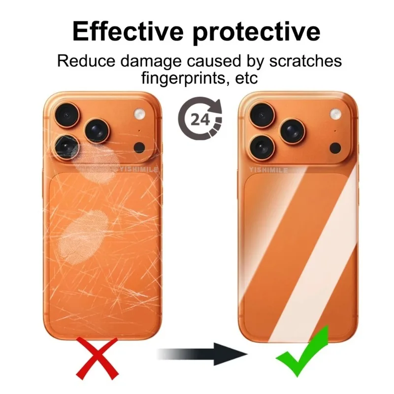 1-3PCS Full Coverage Back Hydrogel Film For iPhone 17 ProMax 16 15 14 13 12 11 Pro Scratch-Resistant Back Cover Protective Film - view 4