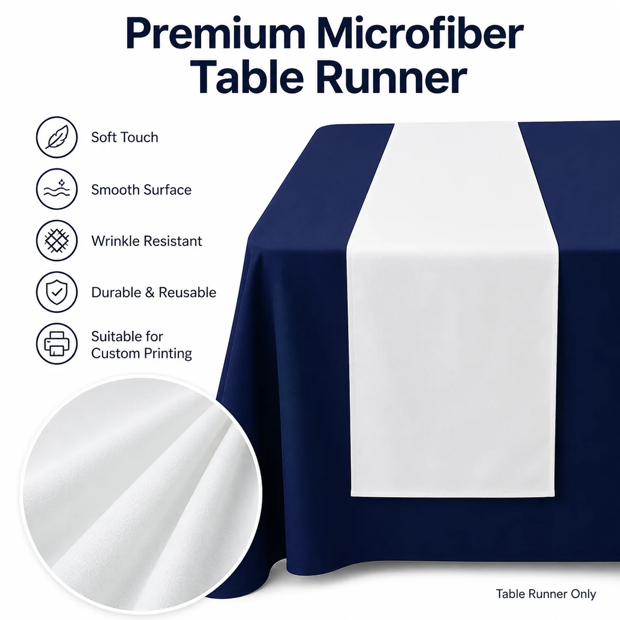 Custom Table Runner with Busin – Wedding Supply Vendor recenzja i cena