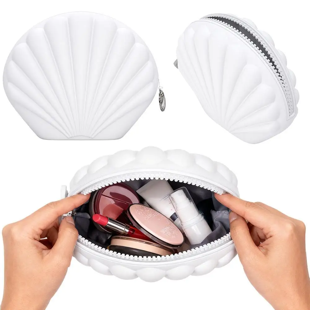 

Портативный силиконовый чехол на молнии, кошелек для монет, косметичка для девочек, ювелирные карты, сумка для хранения косметики, пылезащитная, водонепроницаемая