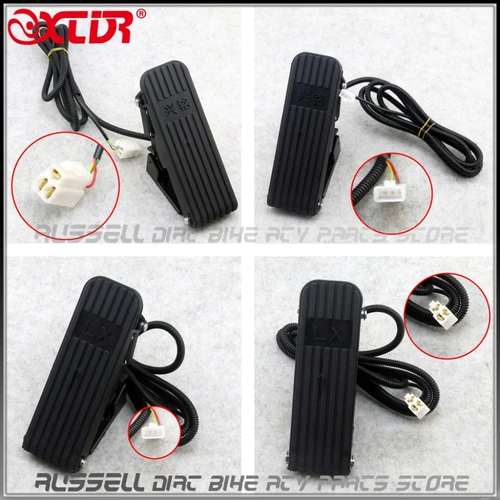 

Gas E-bike Throttle Grips Tricycle Electric Car Scooter Pedals E-bike Foot Throttle Speed Control Bicycle