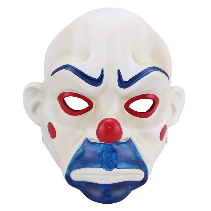 High-grade Resin Joker Bank Robber Mask Clown Dark Knight Prop Masquerade Party Resin Masks On Sale