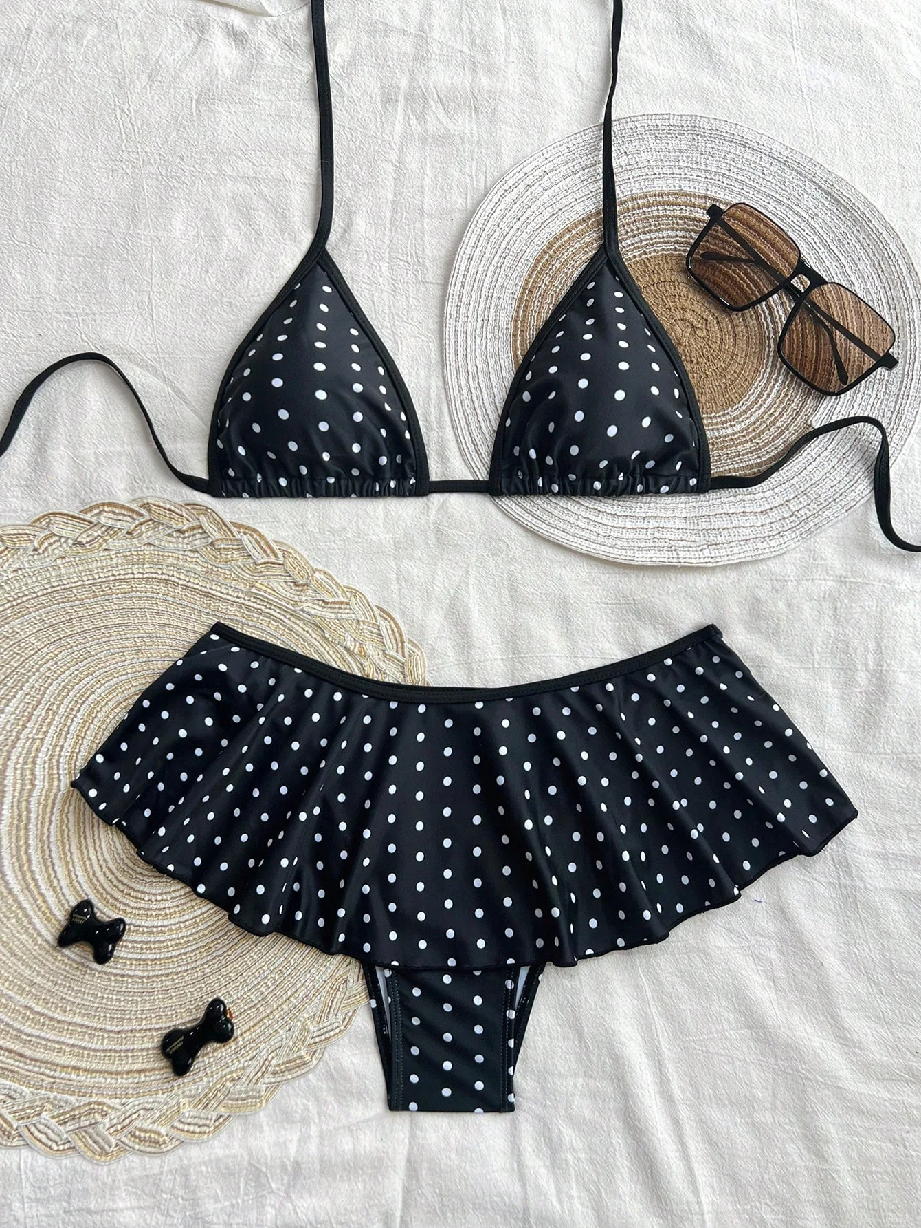 Biquinis tendência 2026 feminino leopardo impressão conjunto de biquíni contornado triângulo superior sem costas tie-side maiô verão roupas de praia