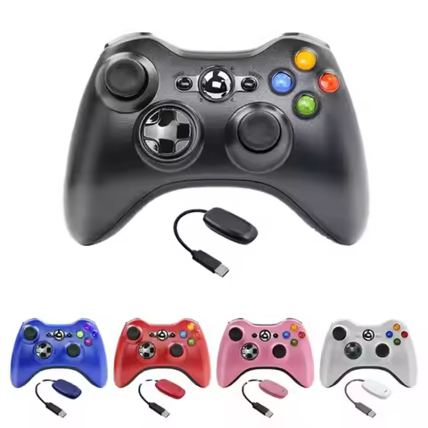 2.4G Wireless for Xbox 360 Gamepad with PC Receiver Joystick Joypad for Xbox 360 Console Remote Gaming Controller