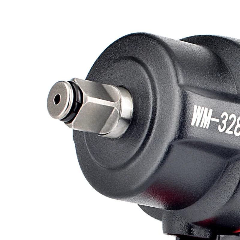 1/2 Inch Double Hammer Pneumatic Impact Wrench - Professional Grade 720 N.M. Maximum Torque, Pistol Grip M4-M20 Bolt Capacity