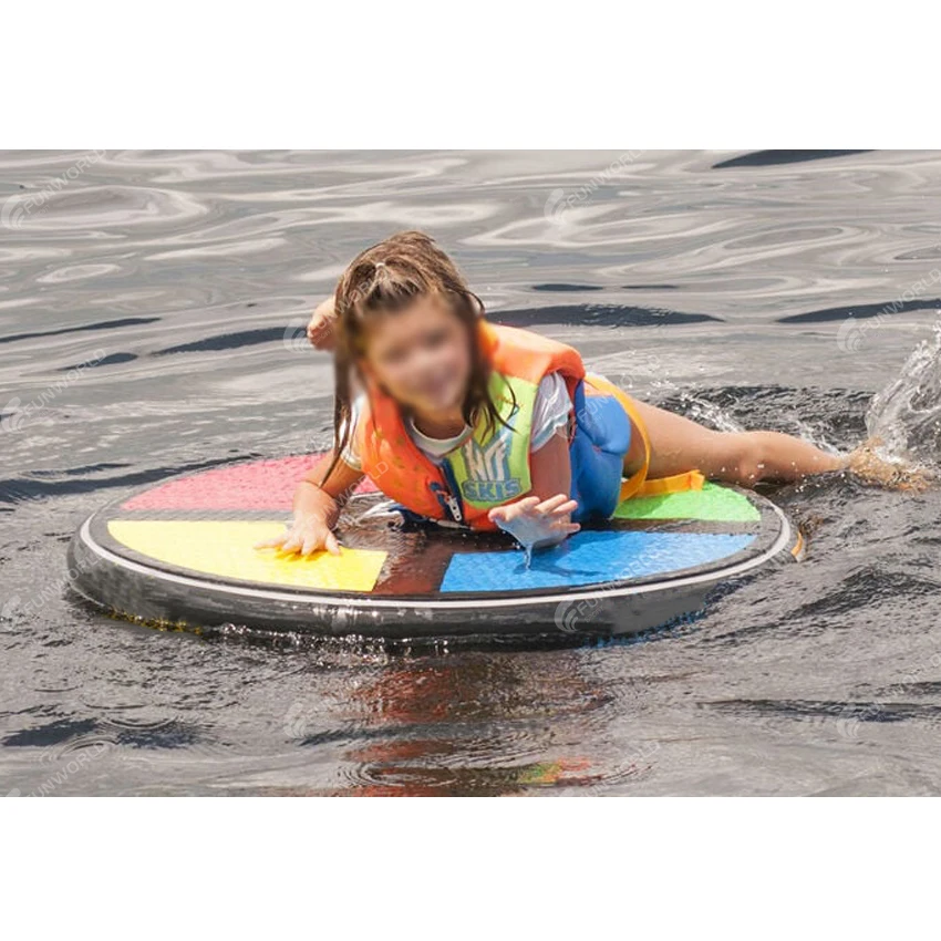 Water Surf Inflatable Disc Ocean Water Board Flying Disc Surfing Floating Board Wakeboarding