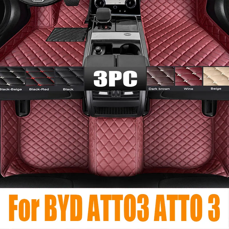 

for BYD ATTO3 ATTO 3 YUAN PLUS TPE 3D Car Floor Mats Cargo Liner Waterproof Protective Car Pad Auto Accessories