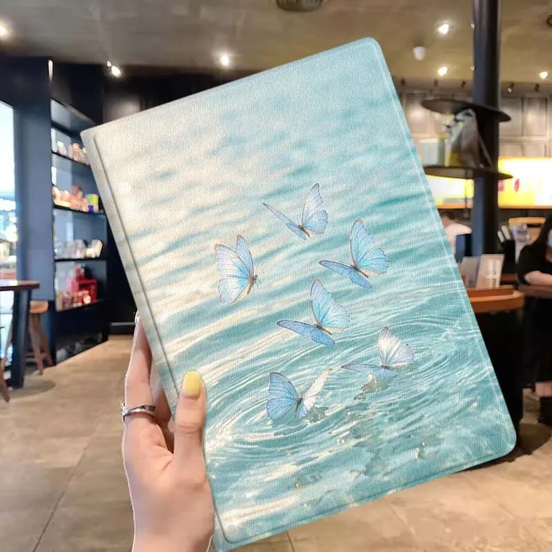 Seawater Butterfly Soft For Lenovo Xiaoxin Pad Pro Tab P12 P11 11 11.2 11.5 10.6 inch K10 M10 Plus Tablet Case