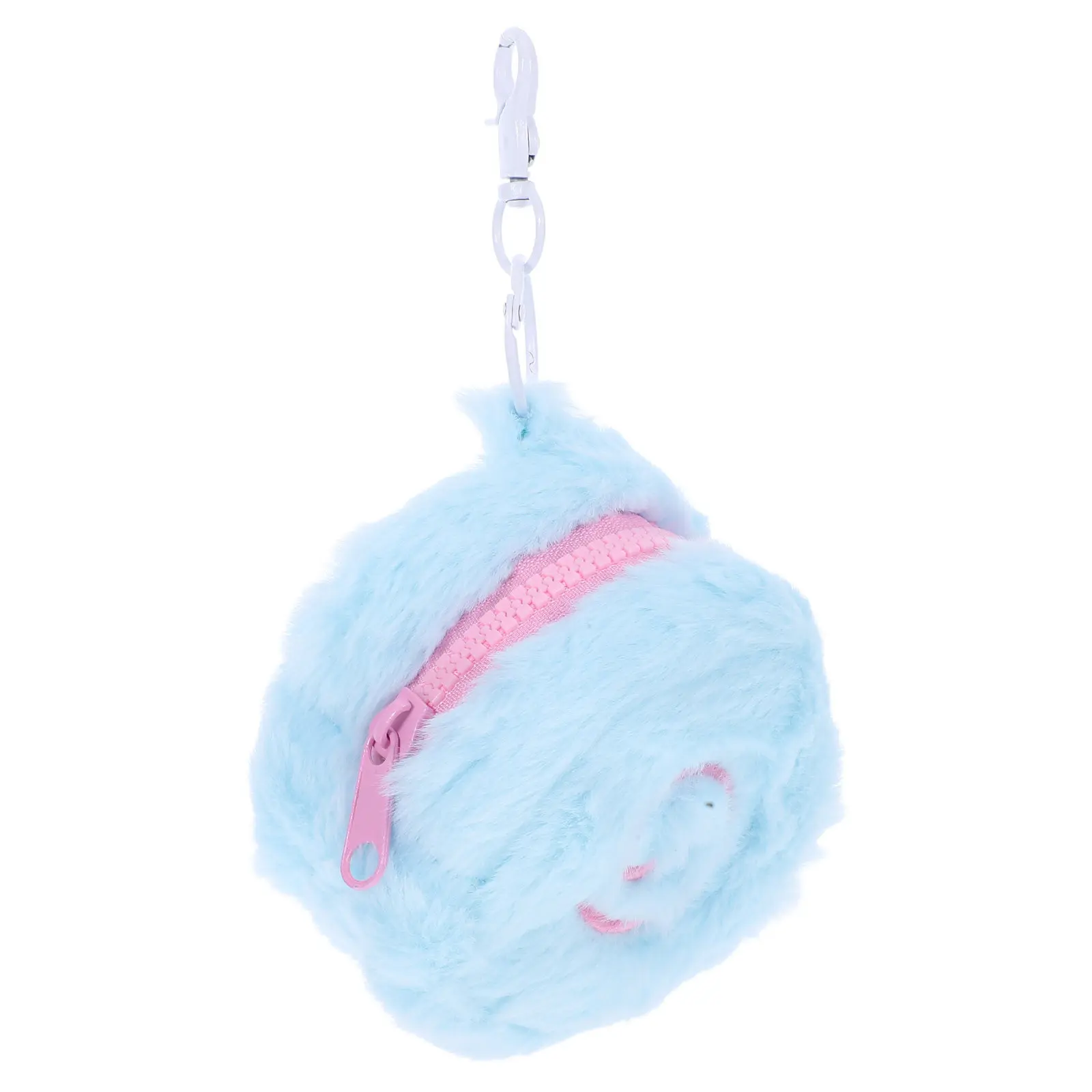 

Cute Cartoon Purse Small Zipper Wallet Soft Keychain Pendant Bag for Earphones Data Cable Storage Kawaii Mini Wallet