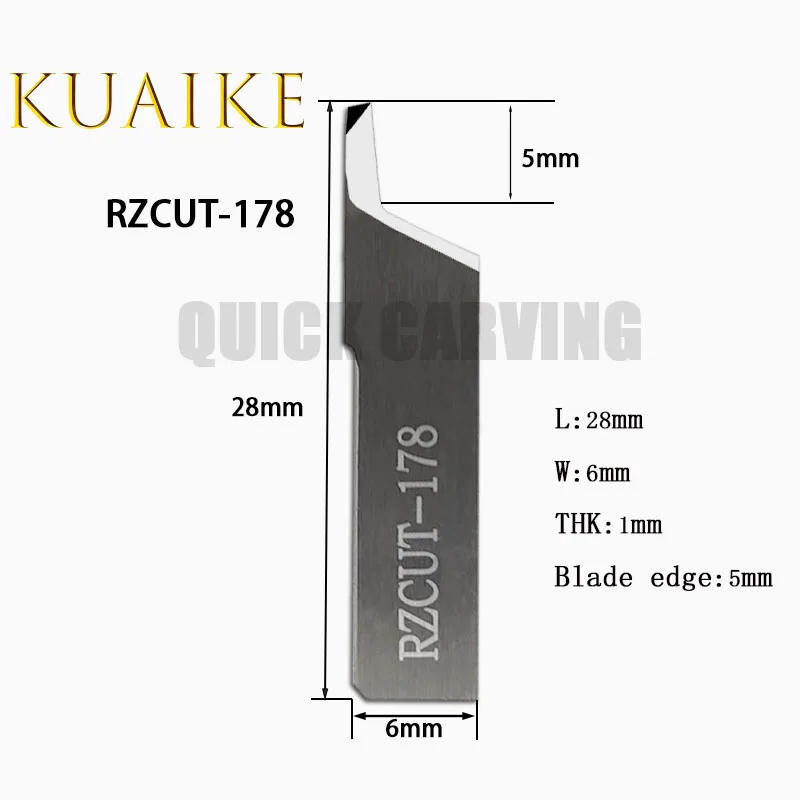 10PCS Ruizhou Vibration Knife Leather Cutting Blade RZCUT-57 RZCUT-96 RZCUT-98 RZCUT-114 RZCUT-140 RZCUT-142 RZCUT-178 RZCUT-188