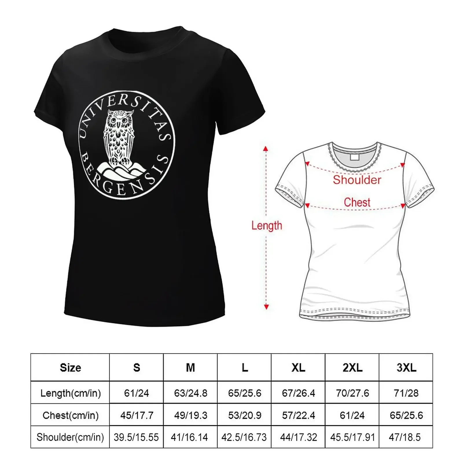 Camiseta feminina da Universidade de Bend logotipo, moda coreana, roupa feminina engraçada, vestido longo