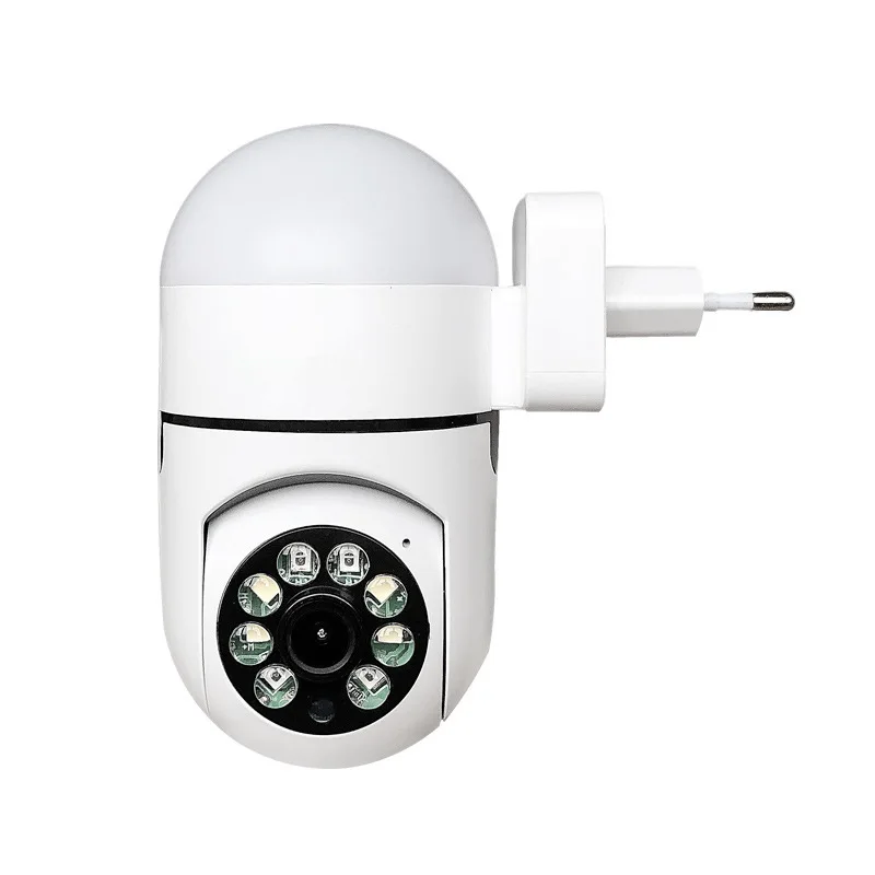 

2MP 1080P V380 APP Wall Lamp Full Color Wireless PTZ Intercom IP Camera AI Humanoid Detection Home Security CCTV Baby Monitor