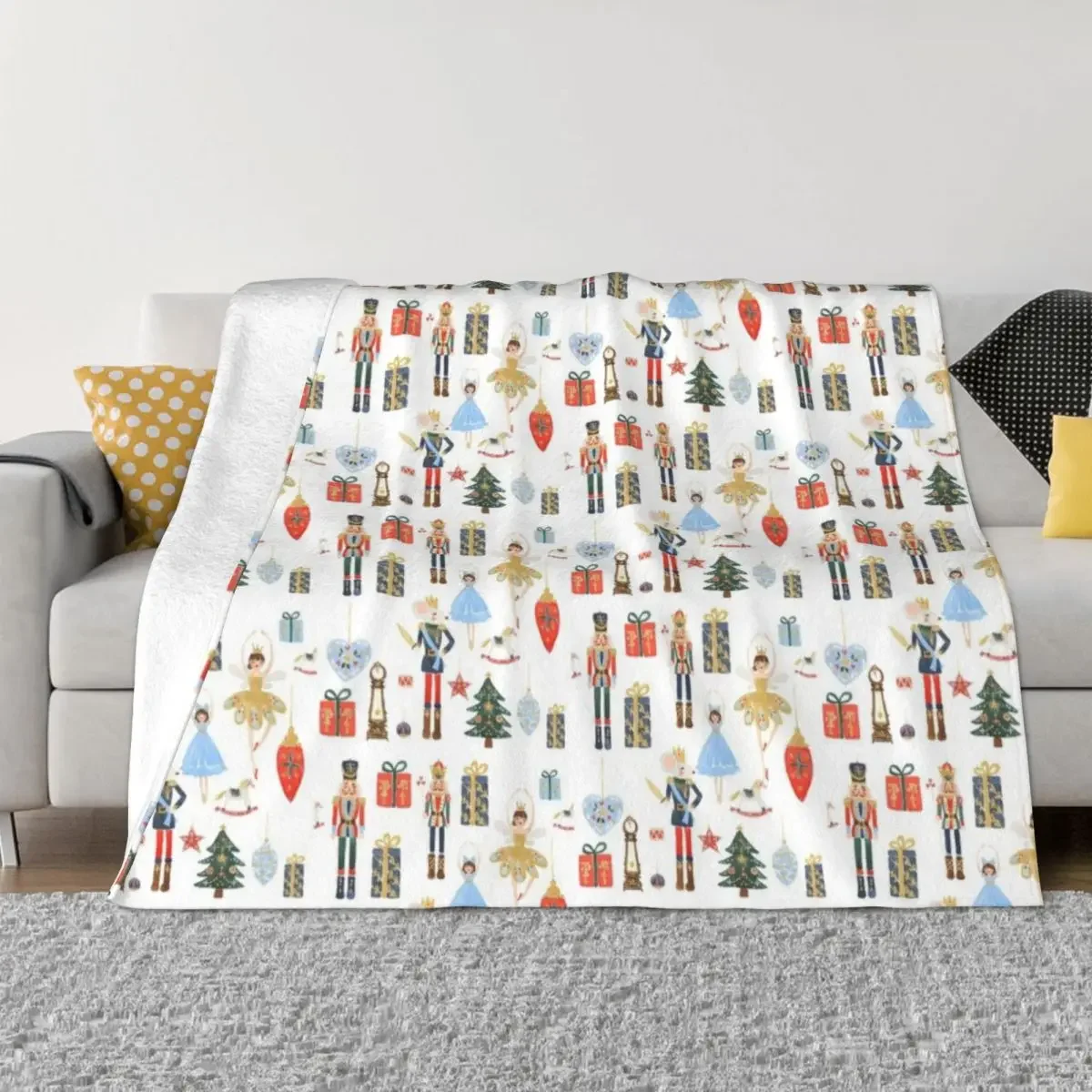 

Nutcracker Ballet Christmas Throw Blanket decorative Vintage Thermals For Travel Blankets