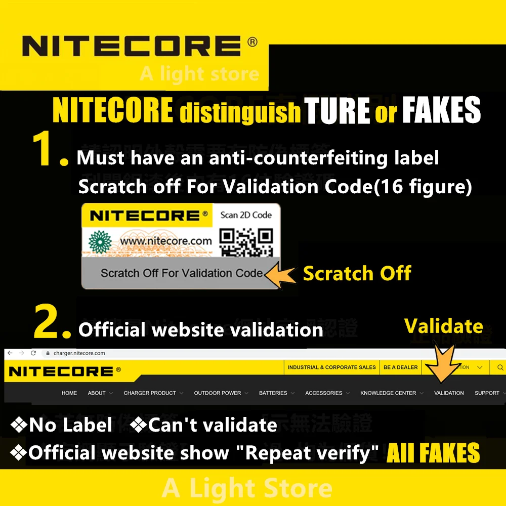 NITECORE SC4 Battery charger Superb Charger with 4 Slots 6A Total Output Compatible IMR 18650 14450 16340 AA Battery