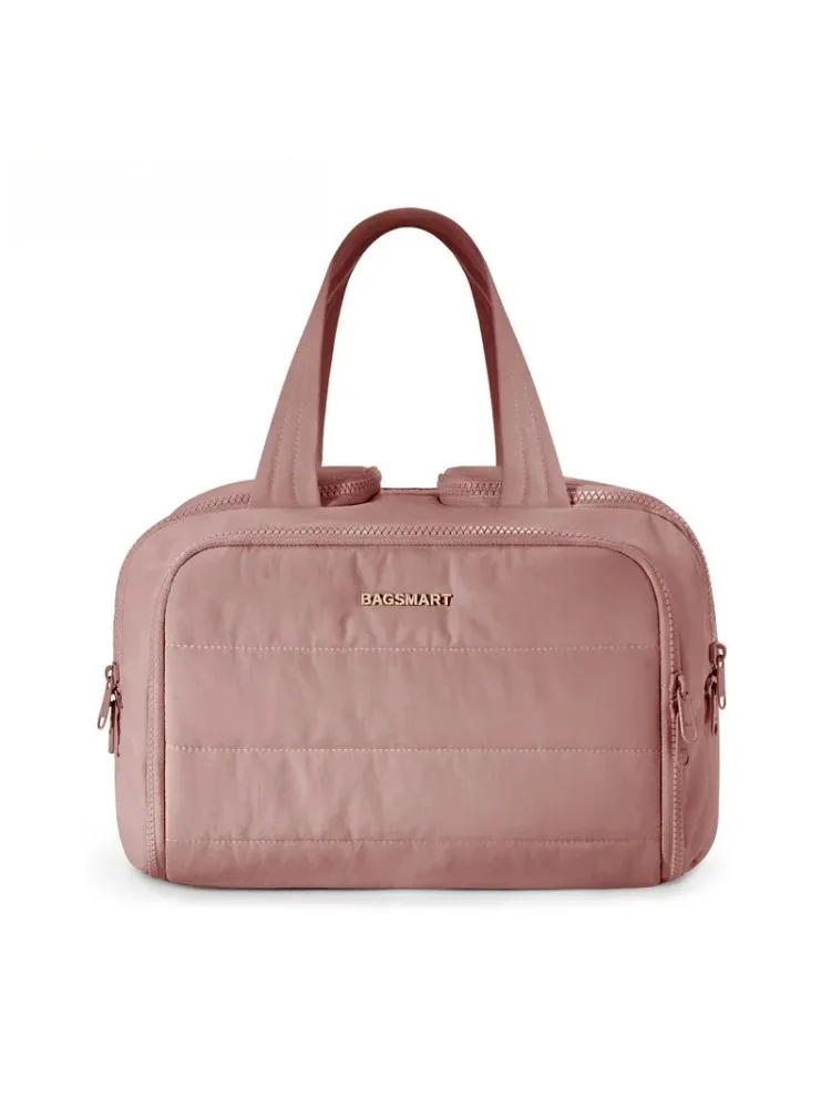 

Дорожная косметичка большой емкости, открывающаяся косметичка, портативная косметичка для хранения с ручкой для аксессуаров, туалетных принадлежностей