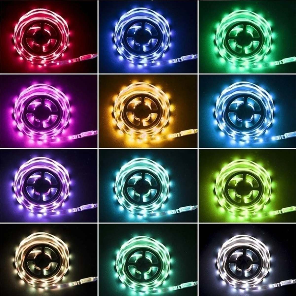 POP-l5 метр набор светодиодных лент 5050RGB пульт дистанционного управления Bluetooth 5 В красочные световые ленты набор ТВ фон атмосфера