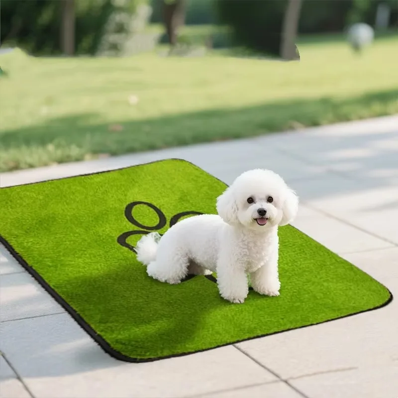 

Washable Reusable Dog Pet Grass for Puppy Super Absorbent and Puppies Large Diaper Liner Customize Training Pee Pad