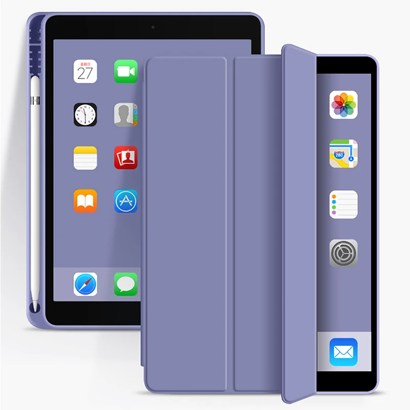 Ronnagar Mit Stifthalter Hülle für Neues iPad Pro12.9 5. 6. Generation 2026 Air13 Pro13 10.2 9. A19 12. A16 11. Air8 7 6 5 4 10.9'' Pro11 10. 6