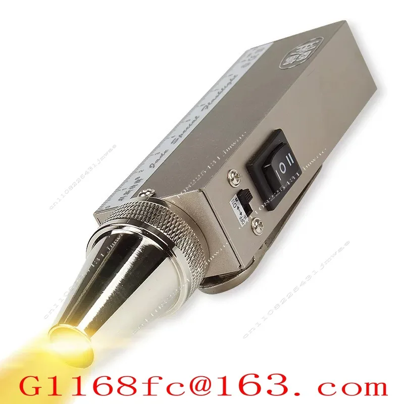 Jade flashlight spotlight 9V rechargeable yellow xenon lamp full-color spectral identification of jade and gemstones
