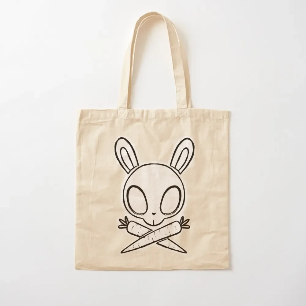 

Bunny Rabbit Skull and Cross Bones Tote Bag tote bag woman tote bag women