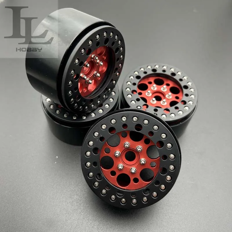 1 Set Metal Wheel Hub 2.2 Inch for 1/10 RC Crawler Car Traxxas TRX4 Defender AXIAL SCX10 Accessories