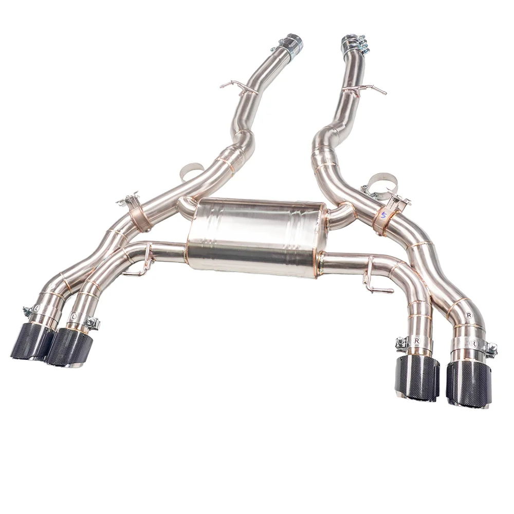 Tuning Exhaust Systems For BMW F97 S58 3.0T Valvetronic Muffler X3M 2019-2021 Performance Muffler Exhaust Pipes