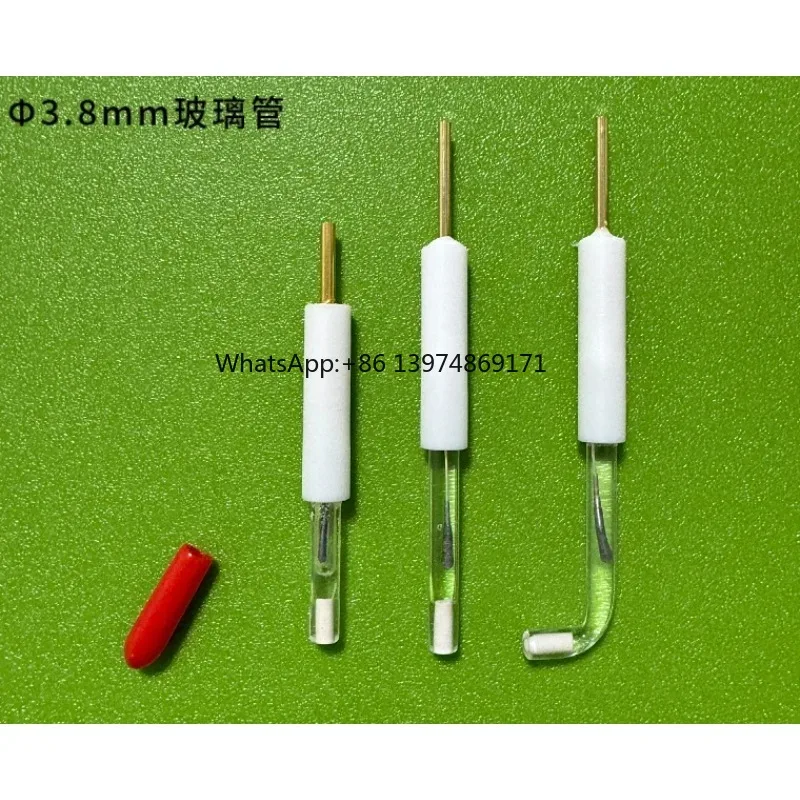 Micro Silver Silver Chloride Electrode 3.8mm Mini Ag/AgCl Reference Electrode for Electrochemical Experiment