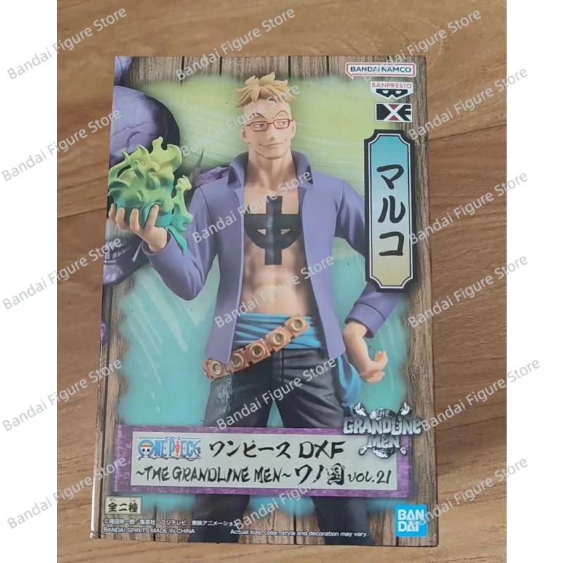 In Stock Bandai BANPRESTO DXF The Grandline Men Vol.21 One Piece Marco Anime Action Figure Toy Gift Model Collection Hobby