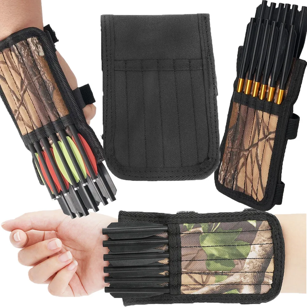 

Crossbow Arrow Quiver Archery Arrow Holder Single/double Layer Waterproof Portable Arrow Bag Left/Right Hand Hunting Shooting