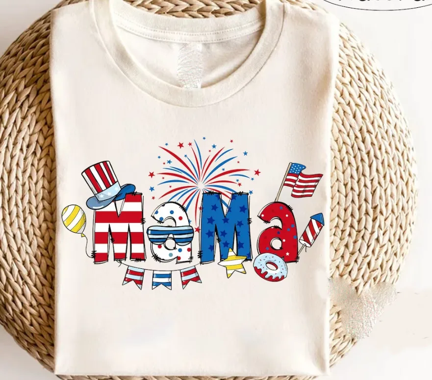 4Th Of July Mama Shirt Patriotic 4Th Of July Dad Shirt Patriotic Family Matching