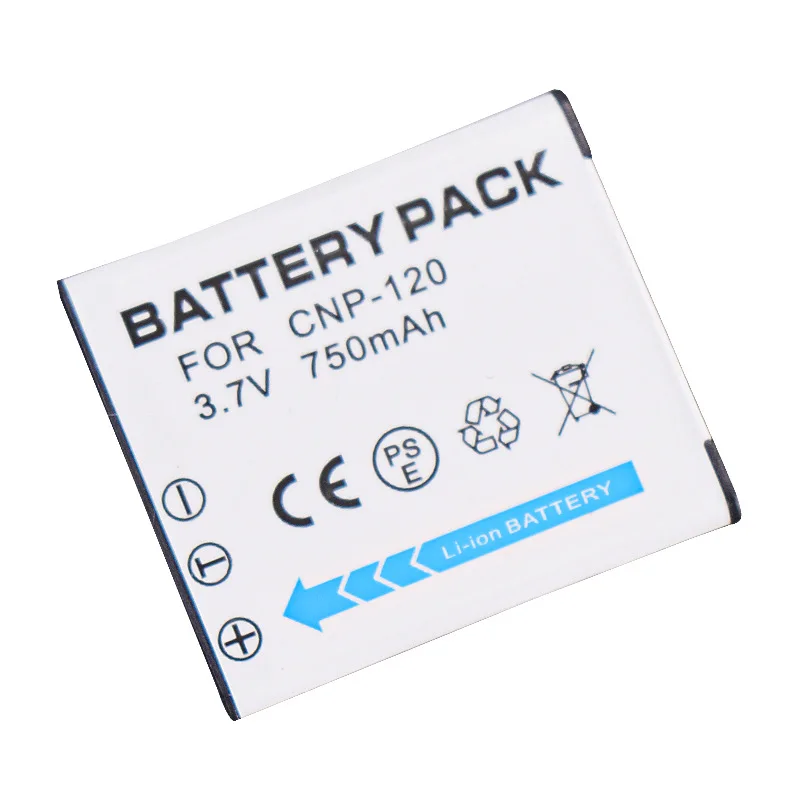 3.7V 750mAh NP-120 NP120 CNP-120 Camera Battery For Casio EX-S300 S200 ZS12 ZS10 ZS20 ZS15 ZS26 ZS30 Battery Charger