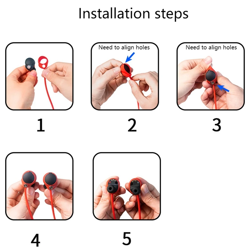 Per Sony WF-1000Xm4 Cavo per tracolla per cuffie, cavo porta cuffie sportivo in silicone anti-smarrimento
