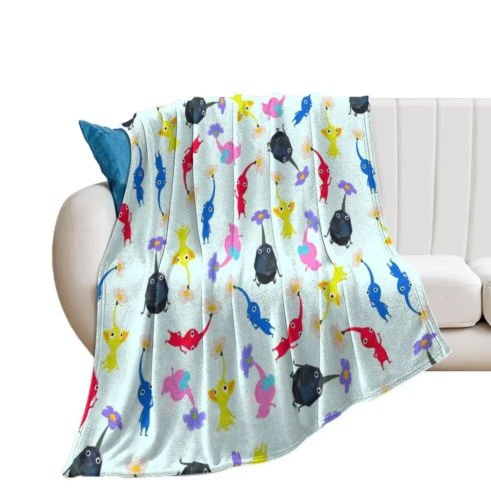 

Pikmin Throw Blanket Blankets For Baby for babies Luxury Thicken Blankets