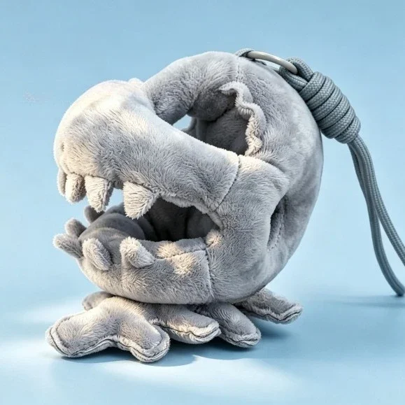 Cute Dinosaur Skull Plush Head Cover Doll Hat Backpack Pendant Soft Plush Accessory For 15‑20cm Doll Decoration Gift