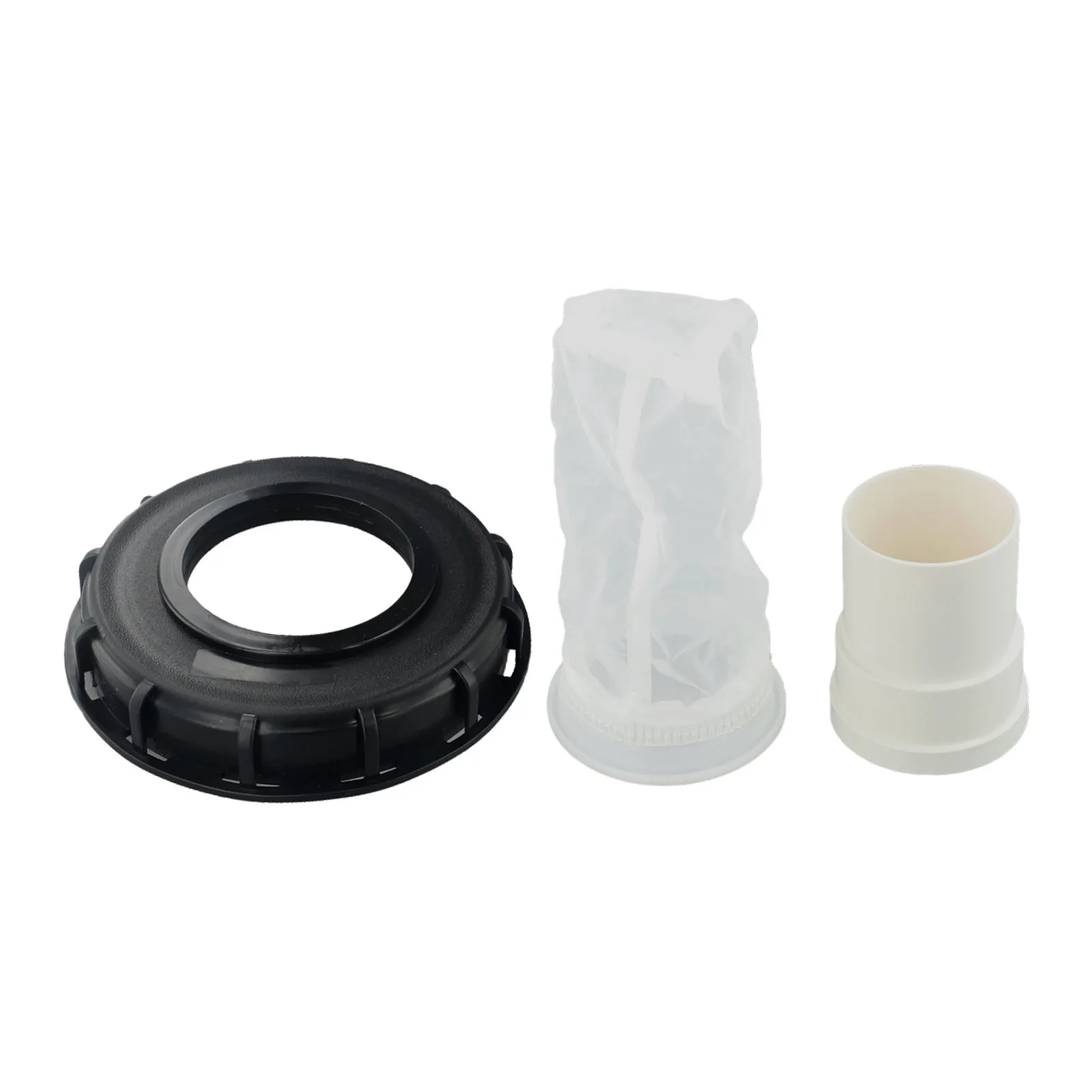 Black DN150-165MM Ton Pail Accessories Filter Cover Filter Bag Plastic Filter Ton Pail Cover Water Tank 45 90 T-shape