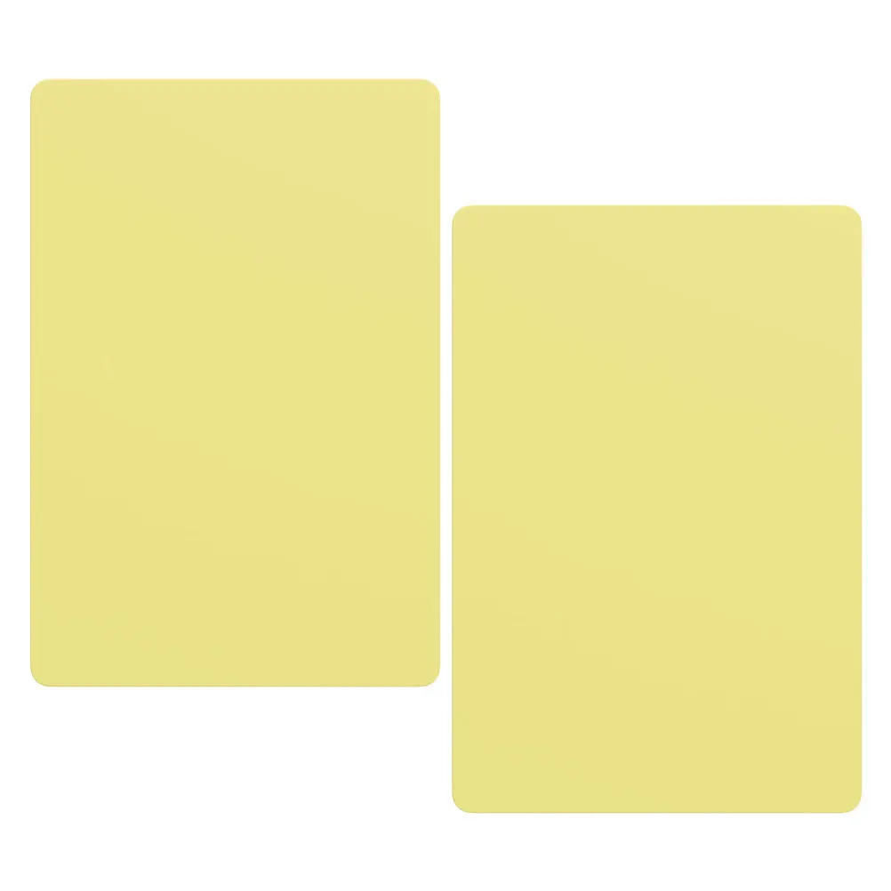 

2 Pcs Soft Silicone Tattoo Skin Fake for Tattooing Supplies Blank Artificial Skintattoo Practice Yellow