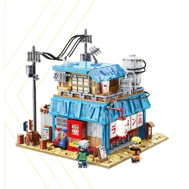 

Keeppley Naruto Ichiraku Ramen Shop Small Particle Puzzle High Difficulty Building Blocks Toy Ideal Boy Birthday Gift