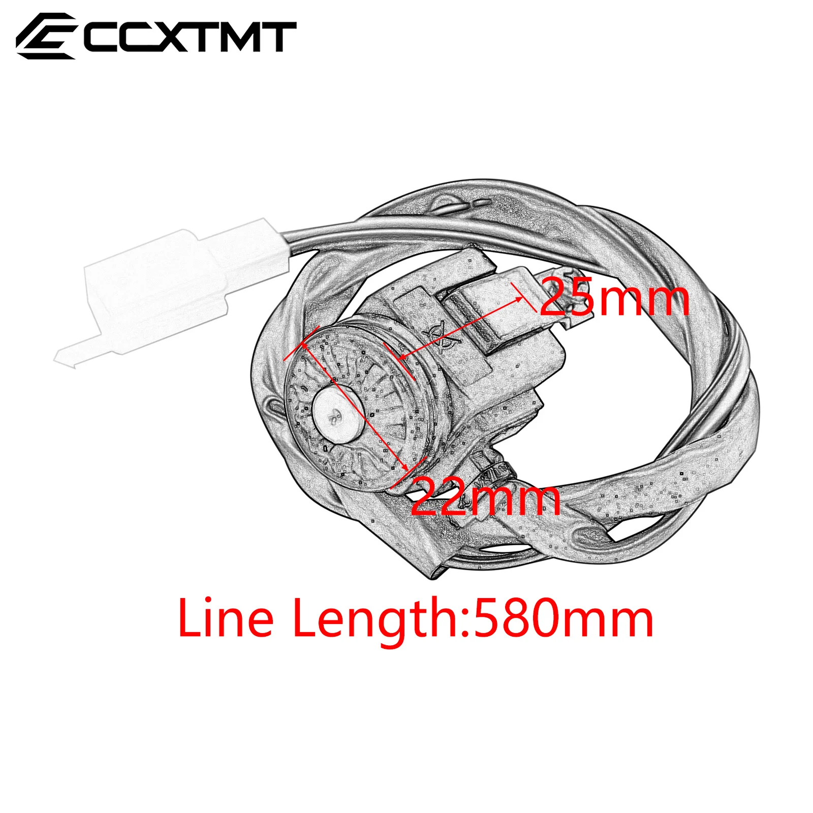 Motorcycle Start and Kill Switch NO/OFF Horn Button Commonly Open Electrical Converter For Yamaha KTM Honda Kawasaki ATV UTV Etc