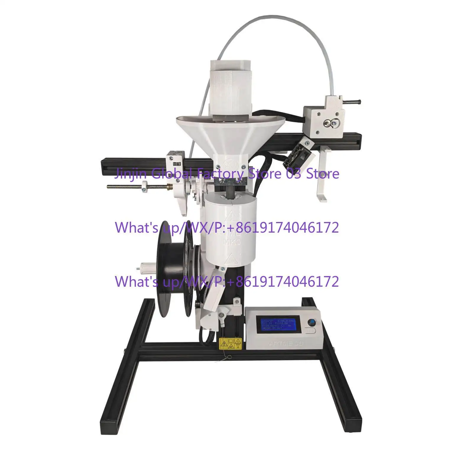 3d desktop extruder wire drawing machine 3d printing consumables experimental machine, model MK2.5