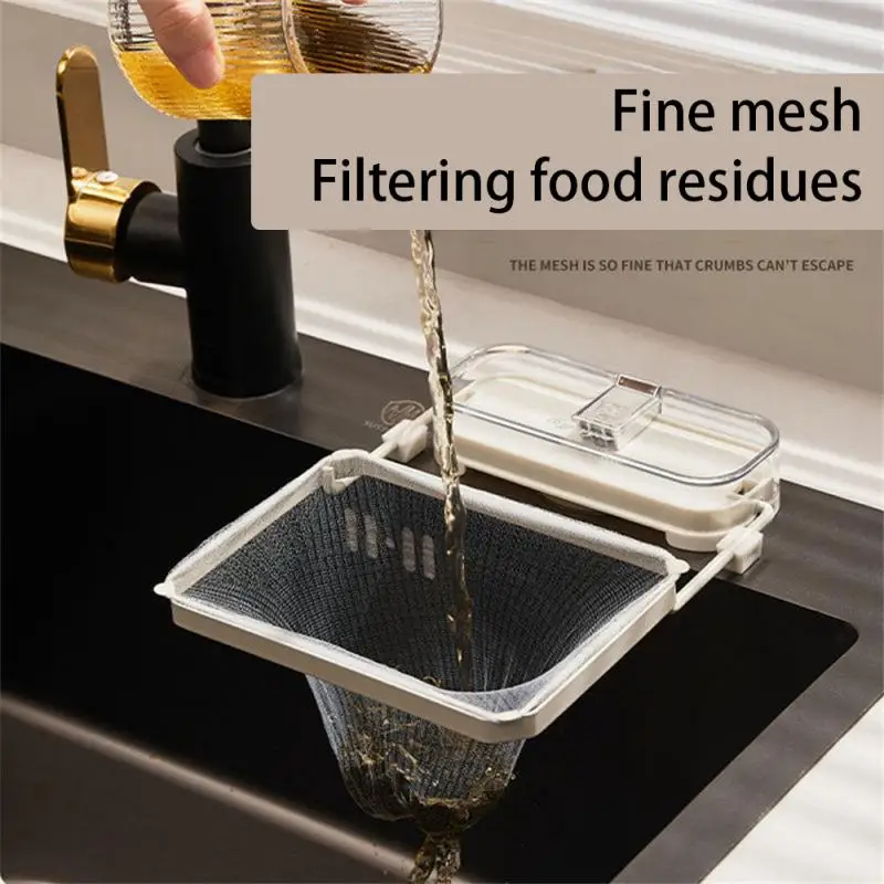 Bracket Durable Fine Mesh Reuse Easy To Use Waterproof Does Not Rust Home Supplies Filter Bracket Sturdy Save Space Strainer