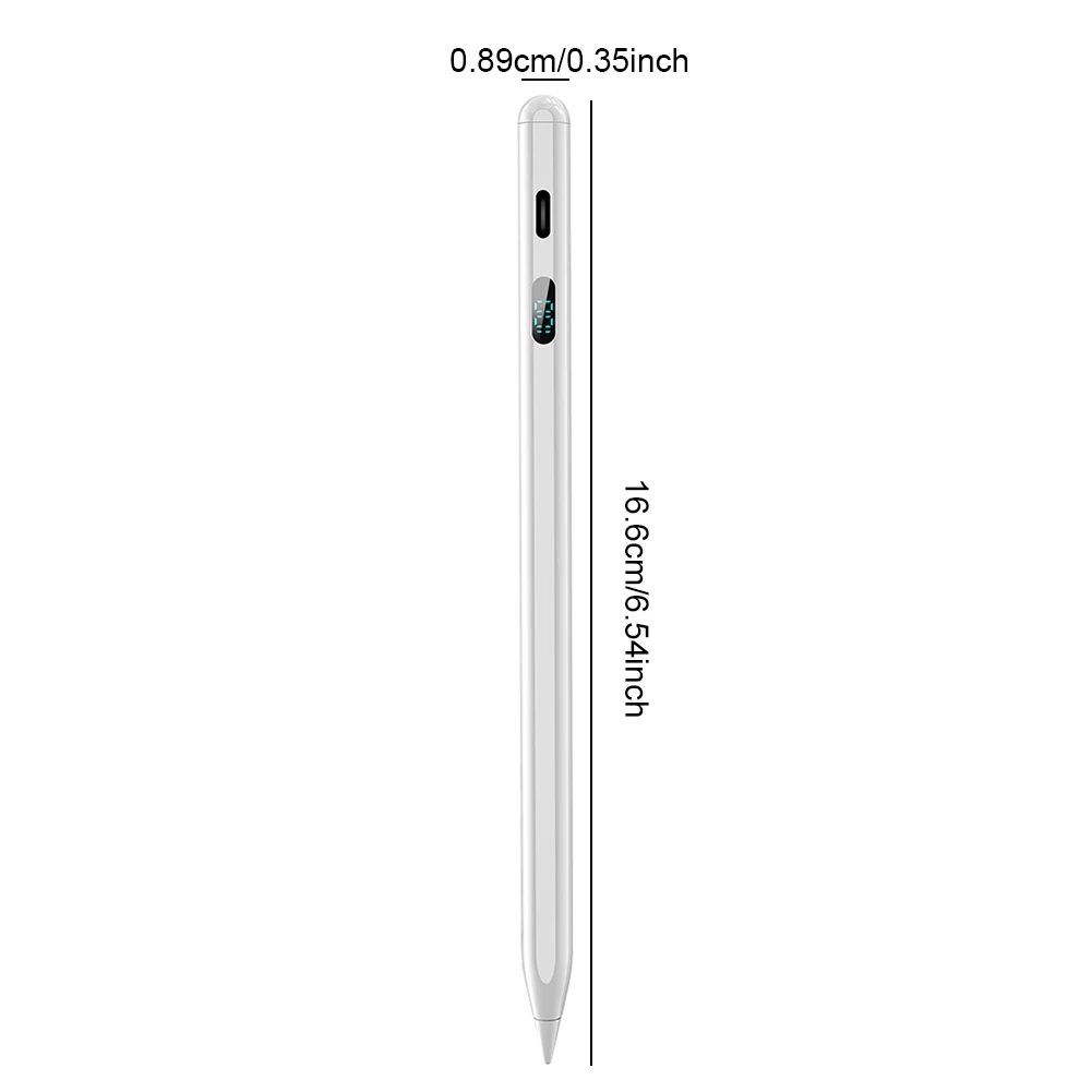 Pena Stylus Pena Magnetik Penolakan Telapak Tangan 3X Tampilan Daya Pensil Aktif Isi Daya Lebih Cepat untuk iPad Pro 12.9/11/13 Inci M4