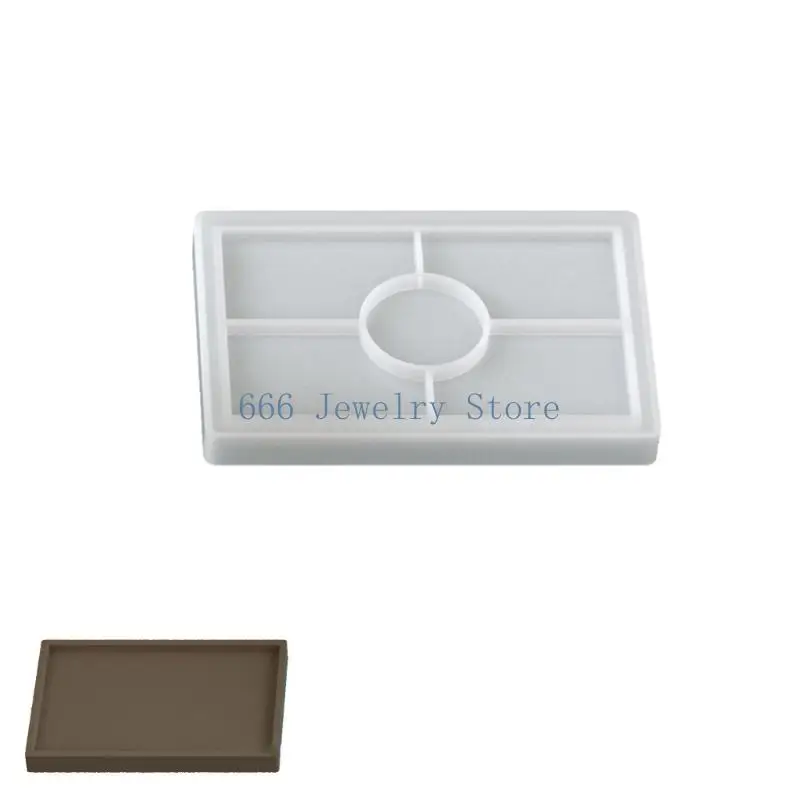 F2TD Flexible Sturdy Silicone Resin Tray Mould for Jewelry Craft Baking Chocolate With Easy Releases Designs