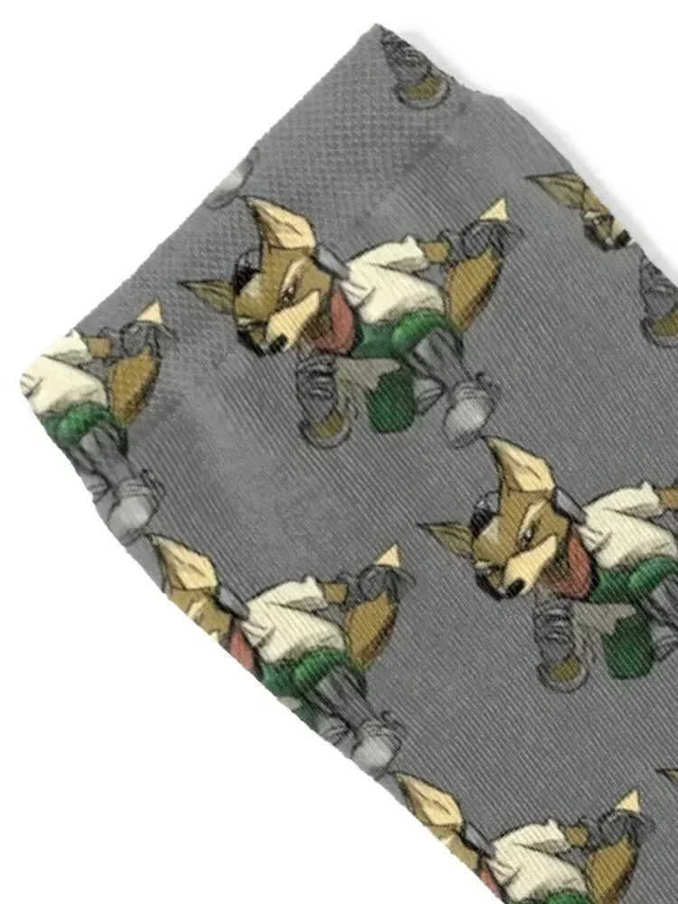 Fox McCloud Socks sheer sports and leisure FASHION Wholesale Socks Women Men's