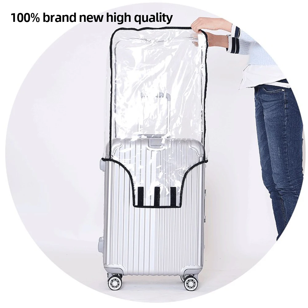 18-30inch Transparent Protective Suitcase Cover Clear Suitcase Cover Protector Waterproof Scratch-resistant for Wheeled Suitcase