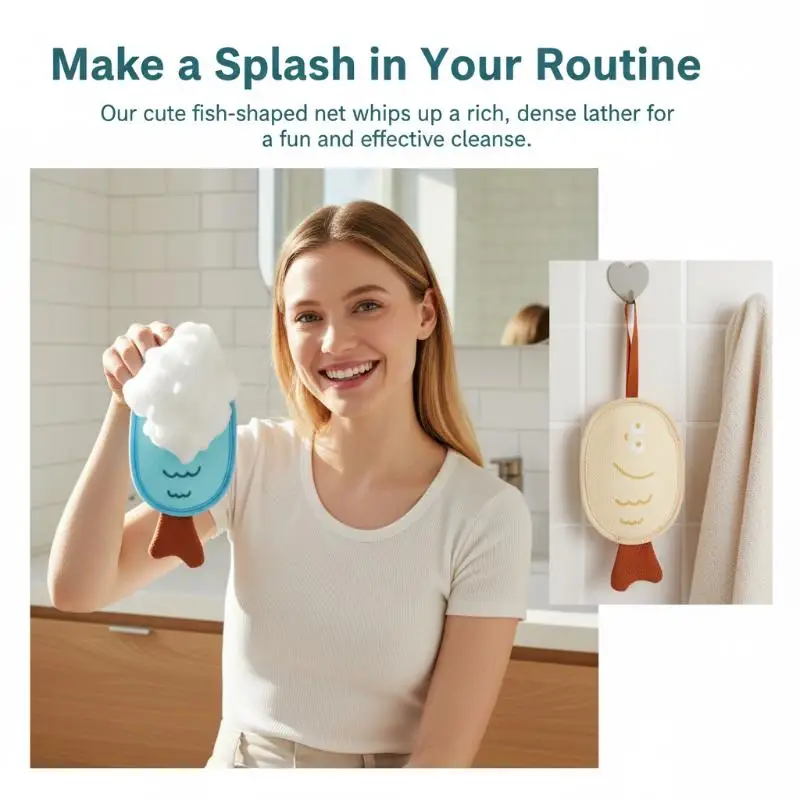 

Сетчатая мочалка-сетка для быстрого вспенивания мыла, создающая густую пену, аксессуар для очищения тела в душе и спа-салонах