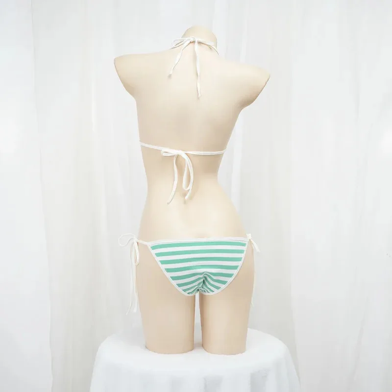Traje de bikini de juego de Anime, camiseta, disfraz de cosplay, ropa de dormir femenina, disfraz de cosplay, lencería bonita para chica