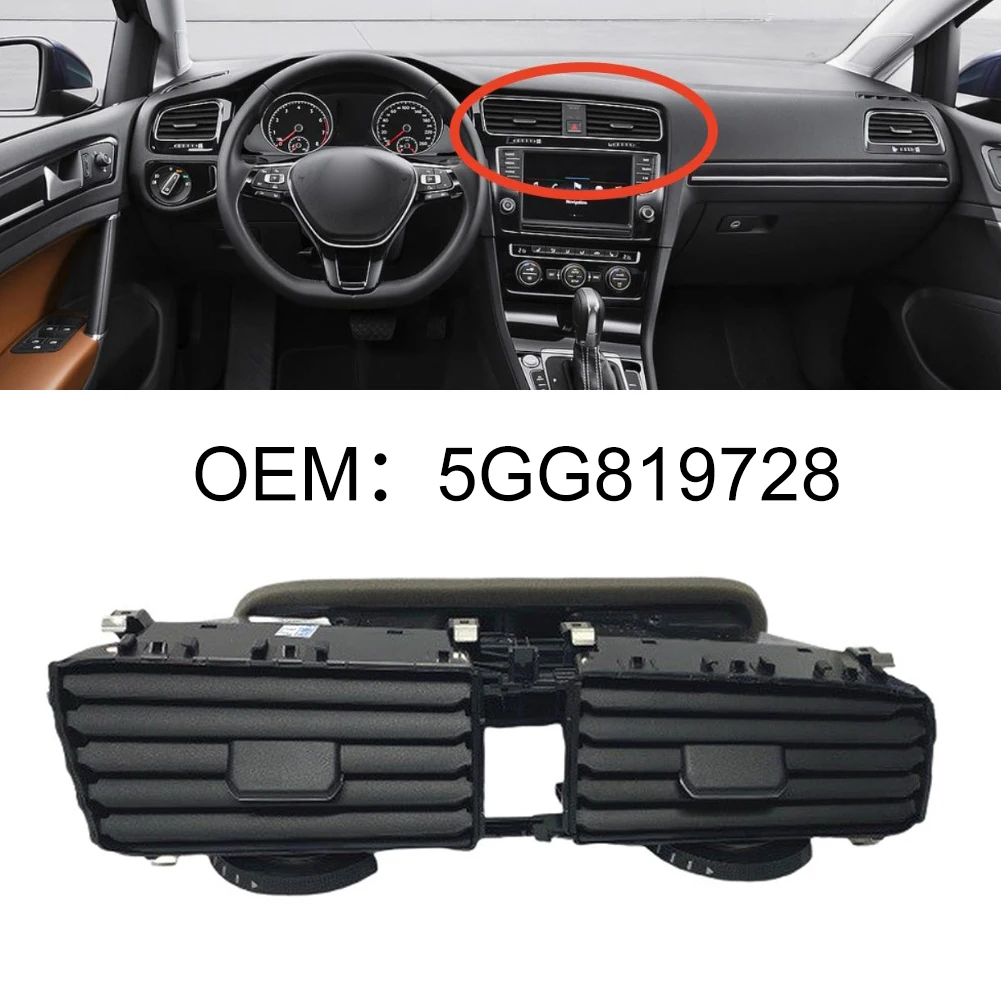 Car Center Dash AC Air Vent Outlet Frame For Golf7 / For MK7 / For MK7.5 For GTI / Hatchback / Estate  (2013–2021)