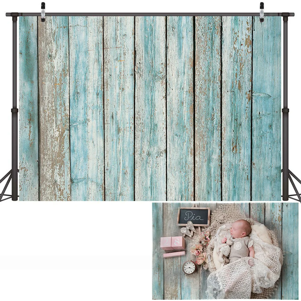 Piso de madera retrato de bebé recién nacido telón de fondo estudio niños pastel de cumpleaños Smash foto fondo fotógrafo suministros profesionales