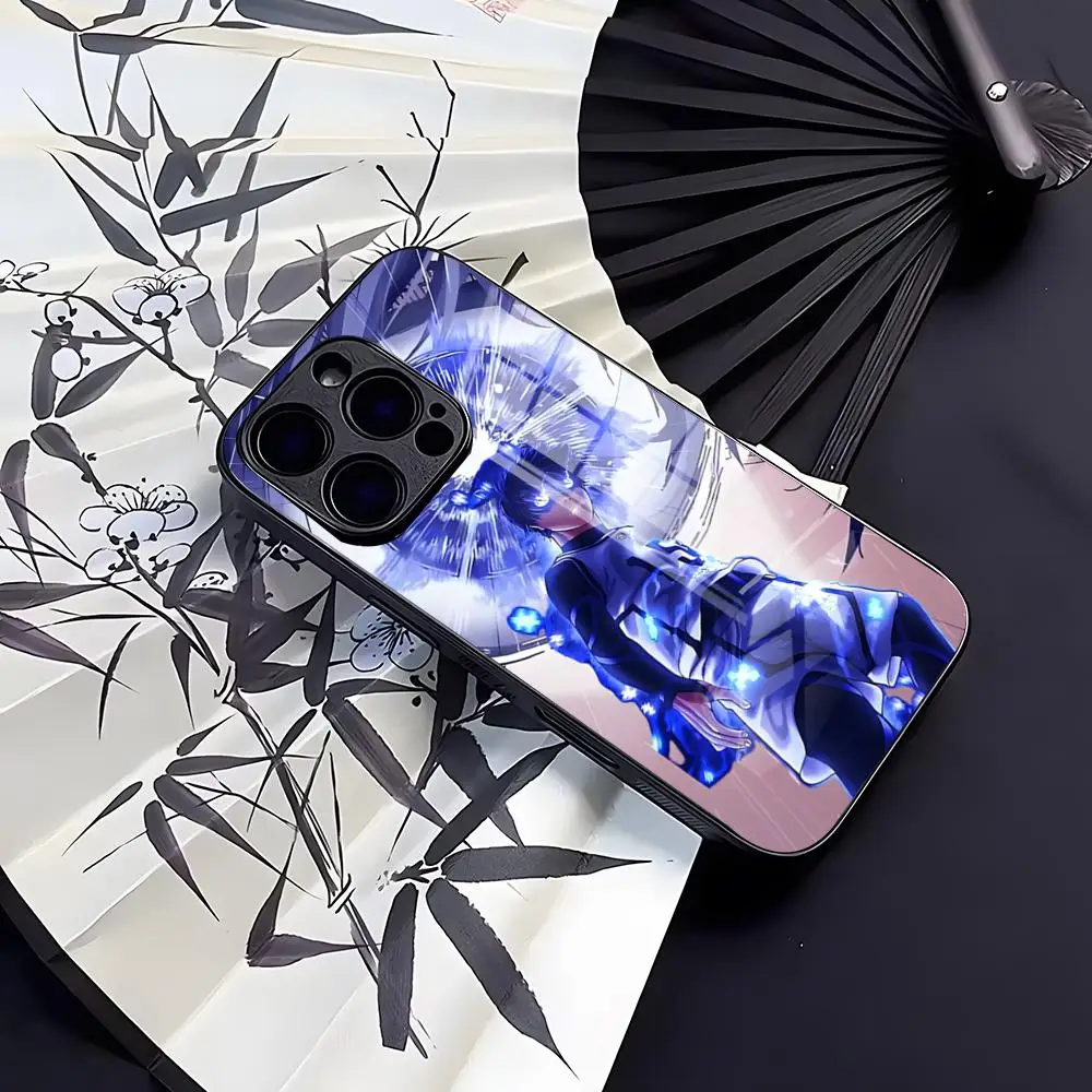 Blue Lock Coole Handyhülle für iPhone 17 Pro Max 15 Pro 16 14 Plus 12 13 Mini 11 Pro Stoßfeste Glasabdeckung