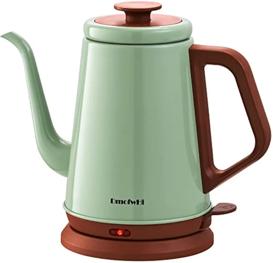 

1.0L Gooseneck Electric Kettle, Stainless Steel BPA-Free Pour Over Coffee & Tea Kettle - Green