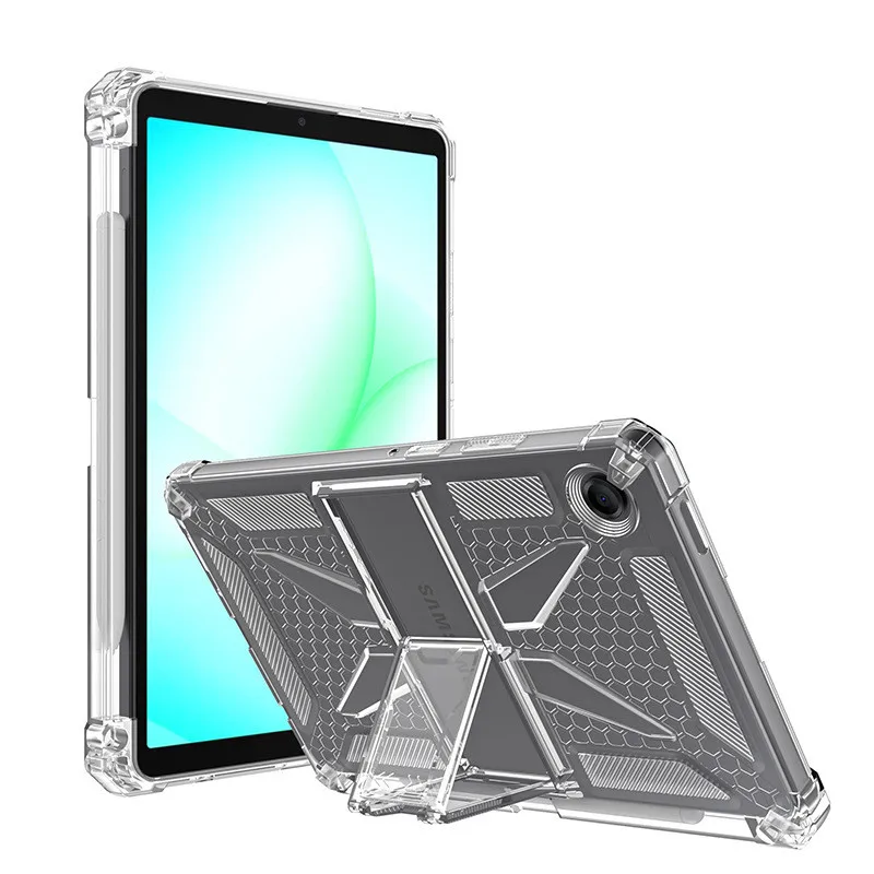 

Прозрачный мягкий чехол из ТПУ для Samsung Galaxy Tab A11 8,7 дюйма X236 X135 2025 с защитой держателя карандаша для Tab A11 Plus 11 дюймов, чехол